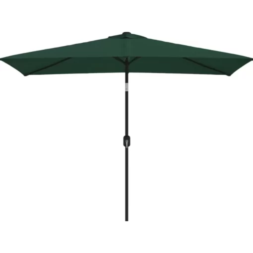 vidaXL Lawn & Garden* Parasol 78.7"X118.1" Green Rectangular