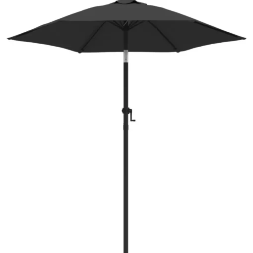 vidaXL Lawn & Garden* Parasol Anthracite 78.7"X83.1" Aluminum