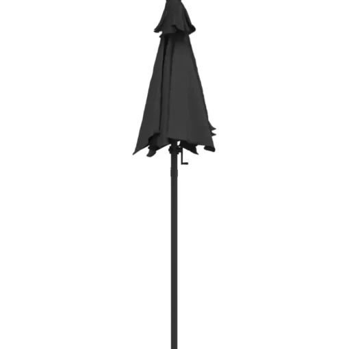 vidaXL Lawn & Garden* Parasol Anthracite 78.7"X83.1" Aluminum