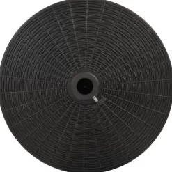 vidaXL Lawn & Garden* Parasol Base Black Round 55.1 Lbs