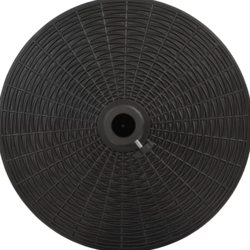 vidaXL Lawn & Garden* Parasol Base Black Round 55.1 Lbs