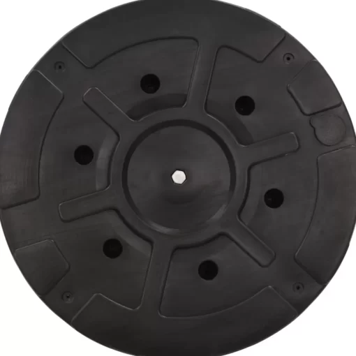 vidaXL Lawn & Garden* Parasol Base Black Round 55.1 Lbs