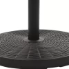 vidaXL Lawn & Garden* Parasol Base Black Round 55.1 Lbs