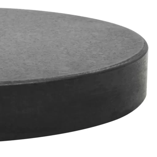 vidaXL Lawn & Garden* Parasol Base Granite 44.1 Lb Round Black