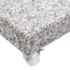 vidaXL Lawn & Garden* Parasol Base Granite 66.1 Lb Square Gray