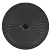 vidaXL Lawn & Garden* Parasol Base Resin Round Black 30.9 Lb