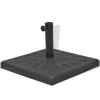 vidaXL Lawn & Garden* Parasol Base Resin Square Black 26.5 Lb