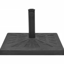 vidaXL Lawn & Garden* Parasol Base Resin Square Black 41.9 Lb