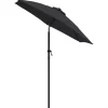 vidaXL Lawn & Garden* Parasol Black 78.7