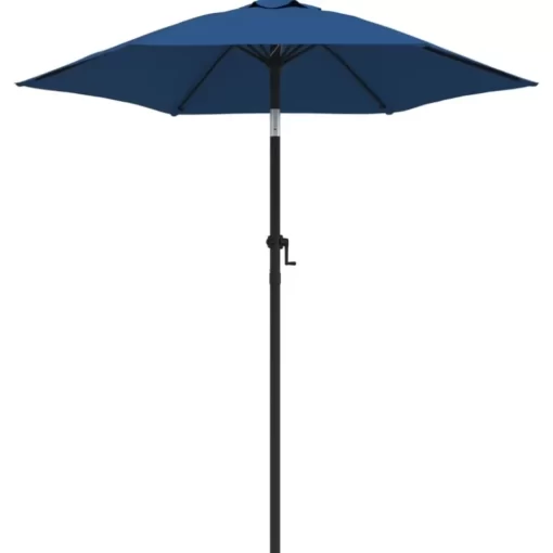 vidaXL Lawn & Garden* Parasol Blue 78.7"X88.2" Aluminum