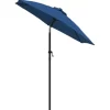 vidaXL Lawn & Garden* Parasol Blue 78.7