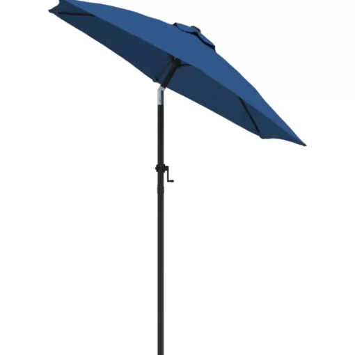 vidaXL Lawn & Garden* Parasol Blue 78.7"X88.2" Aluminum