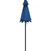 vidaXL Lawn & Garden* Parasol Blue 78.7