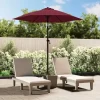 vidaXL Lawn & Garden* Parasol Burgundy 78.7