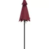 vidaXL Lawn & Garden* Parasol Burgundy 78.7