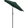 vidaXL Lawn & Garden* Parasol Green 78.7