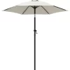 vidaXL Lawn & Garden* Parasol Sand White 78.7