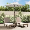 vidaXL Lawn & Garden* Parasol Sand White 78.7