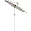 vidaXL Lawn & Garden* Parasol Sand White 78.7