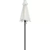 vidaXL Lawn & Garden* Parasol Sand White 78.7