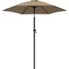 vidaXL Lawn & Garden* Parasol Taupe 78.7