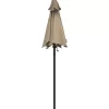 vidaXL Lawn & Garden* Parasol Taupe 78.7