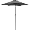 vidaXL Lawn & Garden* Parasol With Led Lights Anthracite 78.7