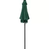 vidaXL Lawn & Garden* Parasol With Led Lights Green 78.7