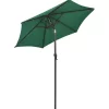 vidaXL Lawn & Garden* Parasol With Led Lights Green 78.7