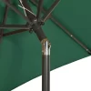 vidaXL Lawn & Garden* Parasol With Led Lights Green 78.7