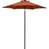 vidaXL Lawn & Garden* Parasol With Led Lights Terracotta 78.7