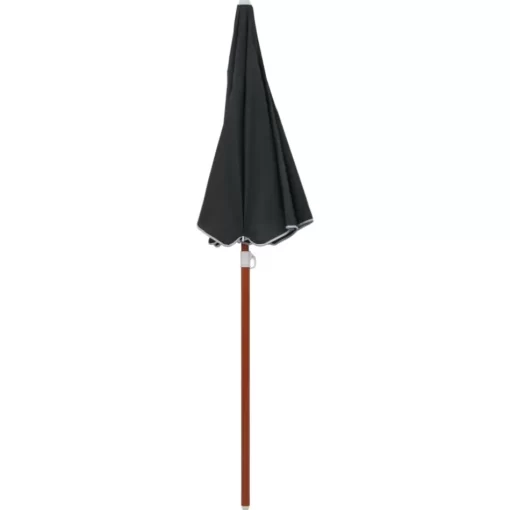 vidaXL Lawn & Garden* Parasol With Steel Pole 70.9" Anthracite