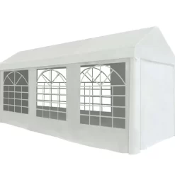 vidaXL Lawn & Garden* Party Tent Pe 6.6'X16.4' White