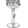 vidaXL Kitchen & Dining* Pedestal Charcoal Bbq Grill Stainless Steel