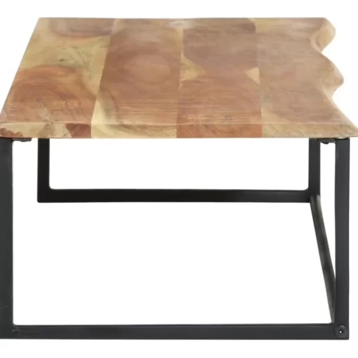 vidaXL Decor* Peg With Live Edge 39.4"X13.8"X8.7" Solid Acacia Wood