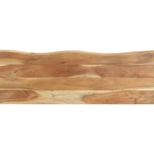 vidaXL Decor* Peg With Live Edge 39.4"X13.8"X8.7" Solid Acacia Wood