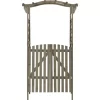 vidaXL Lawn & Garden* Pergola With Gate 45.7