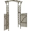 vidaXL Lawn & Garden* Pergola With Gate 45.7