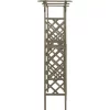 vidaXL Lawn & Garden* Pergola With Gate 45.7