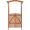 vidaXL Lawn & Garden* Pergola With Gate 45.7