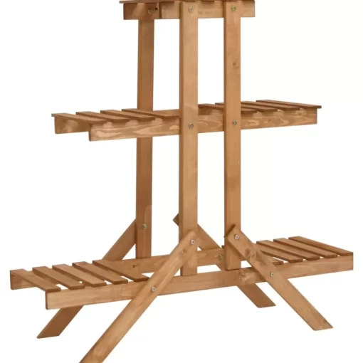 vidaXL Lawn & Garden* Plant Stand 32.7"X9.8"X32.7" Firwood