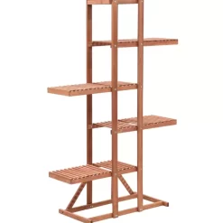 vidaXL Lawn & Garden* Plant Stand Cedar Wood 33.9"X14.2"X54.7"