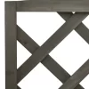 vidaXL Lawn & Garden* Plant Stand With Trellis Gray 27.6