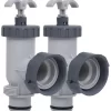 vidaXL Pool & Spa* Pool Plunger Valves 2 Pcs