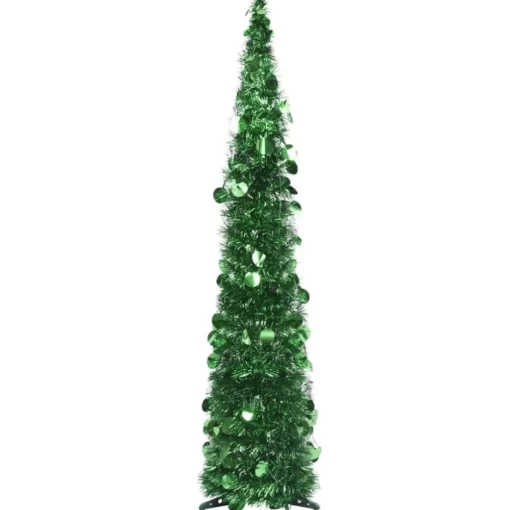 vidaXL Decor* Pop-Up Artificial Christmas Tree Green 4 Ft Pet