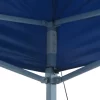 vidaXL Lawn & Garden* Professional Folding Party Tent 9.8'X13.1' Steel Blue