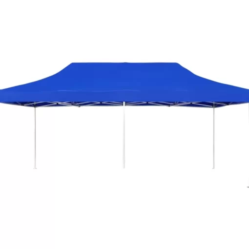 vidaXL Lawn & Garden* Professional Folding Party Tent Aluminum 19.7'X9.8' Blue