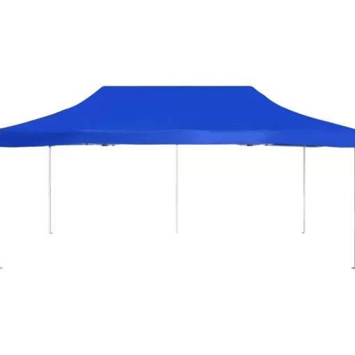 vidaXL Lawn & Garden* Professional Folding Party Tent Aluminum 19.7'X9.8' Blue