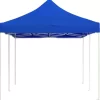 vidaXL Lawn & Garden* Professional Folding Party Tent Aluminum 19.7'X9.8' Blue