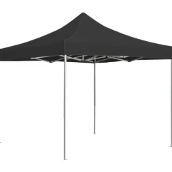 vidaXL Lawn & Garden* Professional Folding Party Tent Aluminum 9.8'X9.8' Anthracite